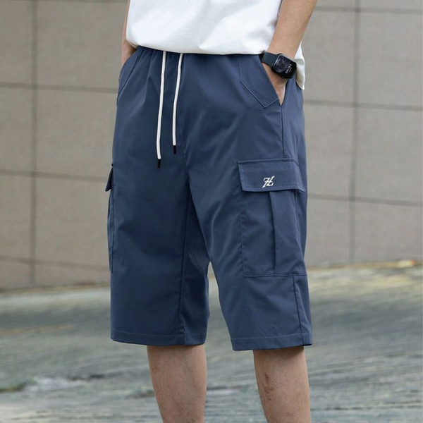 UrbanCore Cargo Shorts-Blue