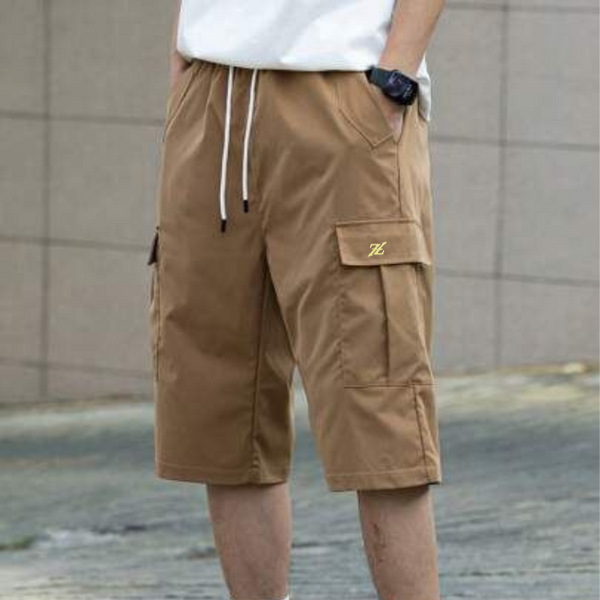 UrbanCore Cargo Shorts- Beige